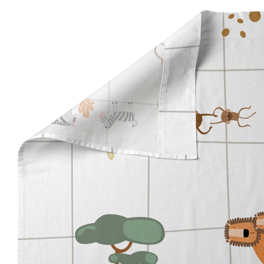 Sengetj st HappyFriday HF Mini Savanna Multifarvet Vugge til baby 2 Dele #5