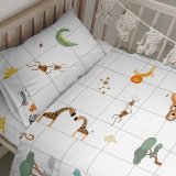 Dynebetrk st HappyFriday Mini savanna Multifarvet Vugge til baby 2 Dele #6