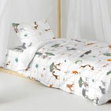 Dynebetrk st HappyFriday Mini savanna Multifarvet Seng 80 2 Dele #16