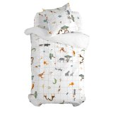 Dynebetrk st HappyFriday Mini savanna Multifarvet Seng 80 2 Dele #1