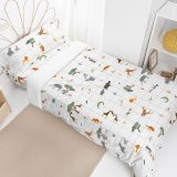 Dynebetrk st HappyFriday Mini savanna Multifarvet Seng 105 2 Dele #16
