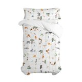 Dynebetrk st HappyFriday Mini savanna Multifarvet Seng 105 2 Dele #1