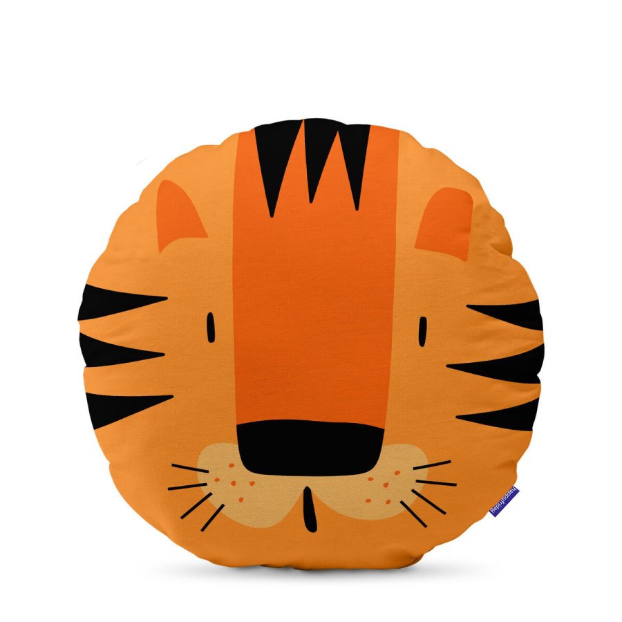 Pude HappyFriday HF Mini Multifarvet Tiger 50 x 50 cm #1
