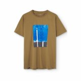 Kortrmet T-shirt til Mnd Astore Camel Brun #1