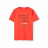 Kortrmet T-shirt til Mnd Astore Maxi Mrk orange #1