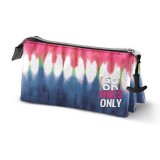Tredobbelt bretaske Karactermania Eco Omp! Good Vibes Only Tie Dye Denim (23 x 11 x 10 cm) #1