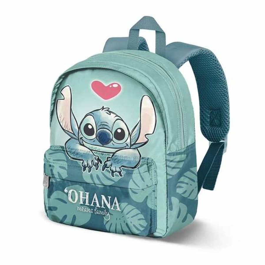 Skoletaske Lilo & Stitch Ohana Bl� 27 x 22 x 9 cm #1