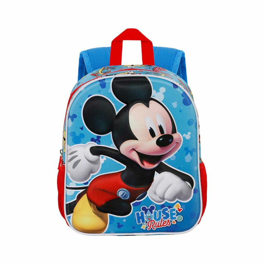 3D Skoletaske Mickey Mouse Karactermania Bl 26 x 11 x 31 cm #2