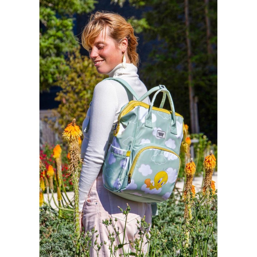 Skoletaske Looney Tunes Gr�n #7