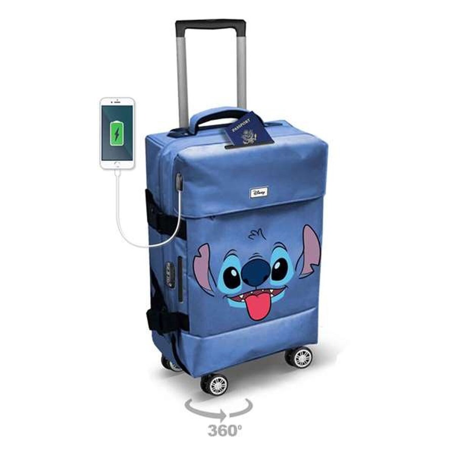H�ndbagage Lilo & Stitch Bl� #2