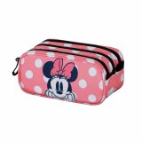Tredobbelt bretaske Minnie Mouse Karactermania Pink #1
