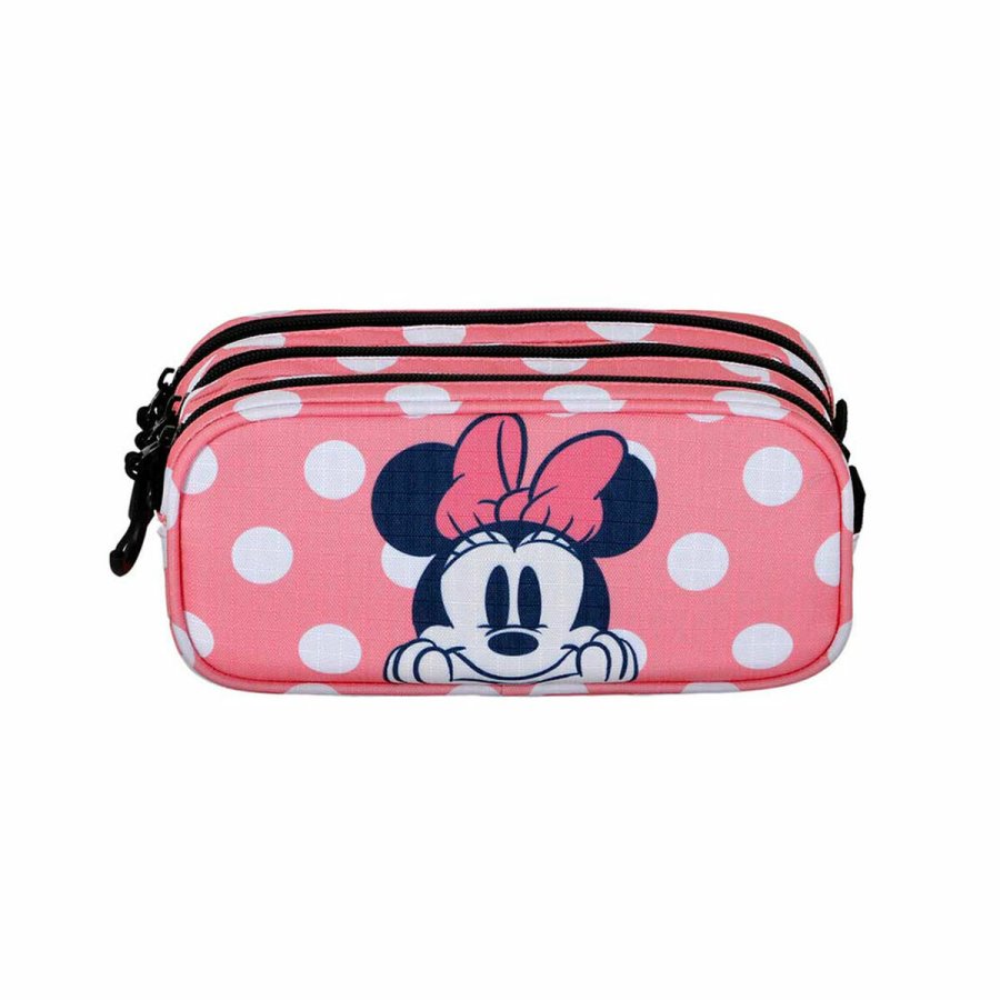 Tredobbelt bretaske Minnie Mouse Karactermania Pink #2