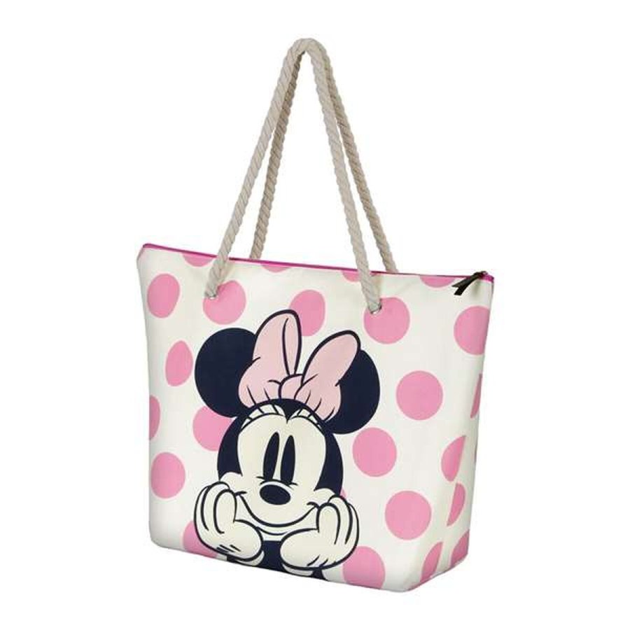 Strandtaske Minnie Mouse Pink #2