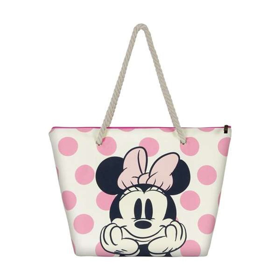 Strandtaske Minnie Mouse Pink #3