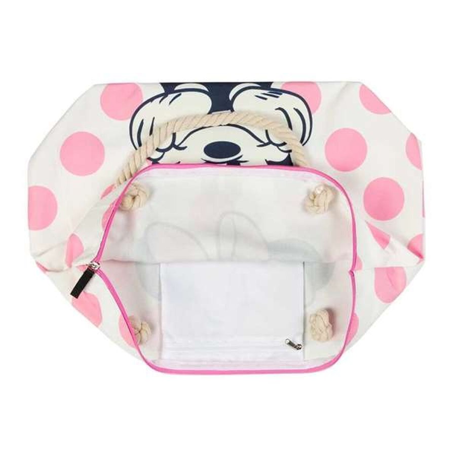 Strandtaske Minnie Mouse Pink #4