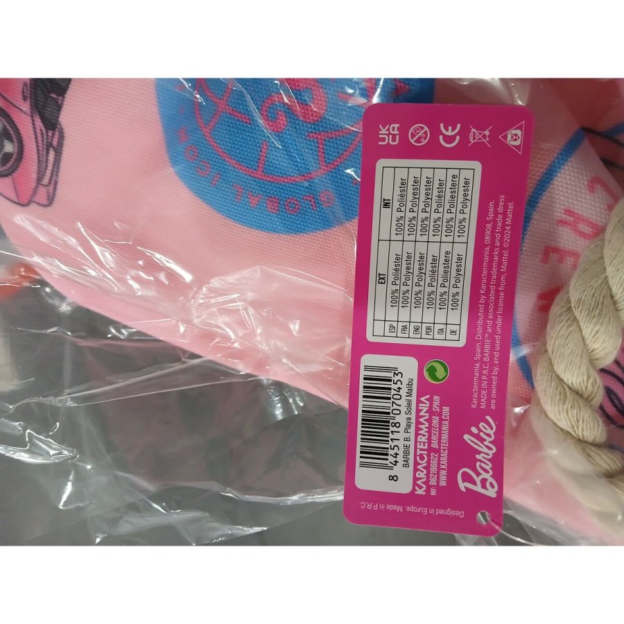 Strandtaske Karactermania Barbie Soleil Malibu 37 x 52 x 17 cm #4