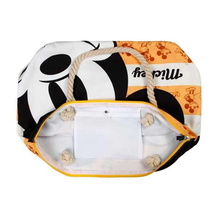 Strandtaske Mickey Mouse Gul #4