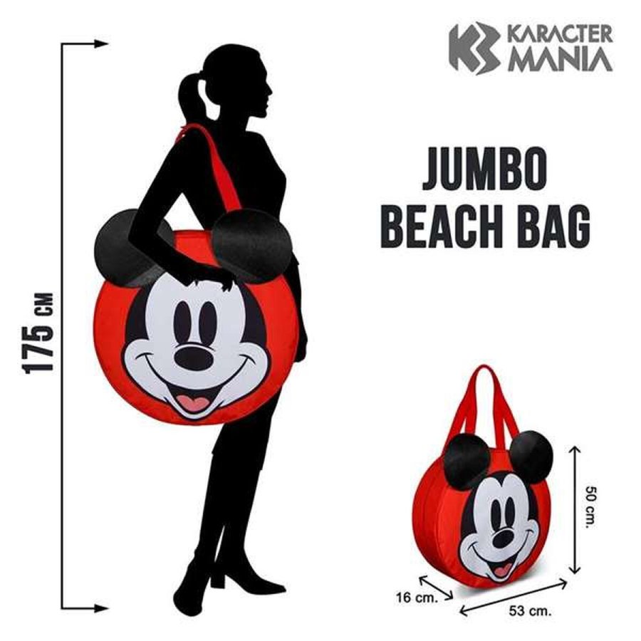 Strandtaske Mickey Mouse R�d #7