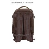 Multifunktionel rygs�k One Piece M�rkebrun Kabine #4