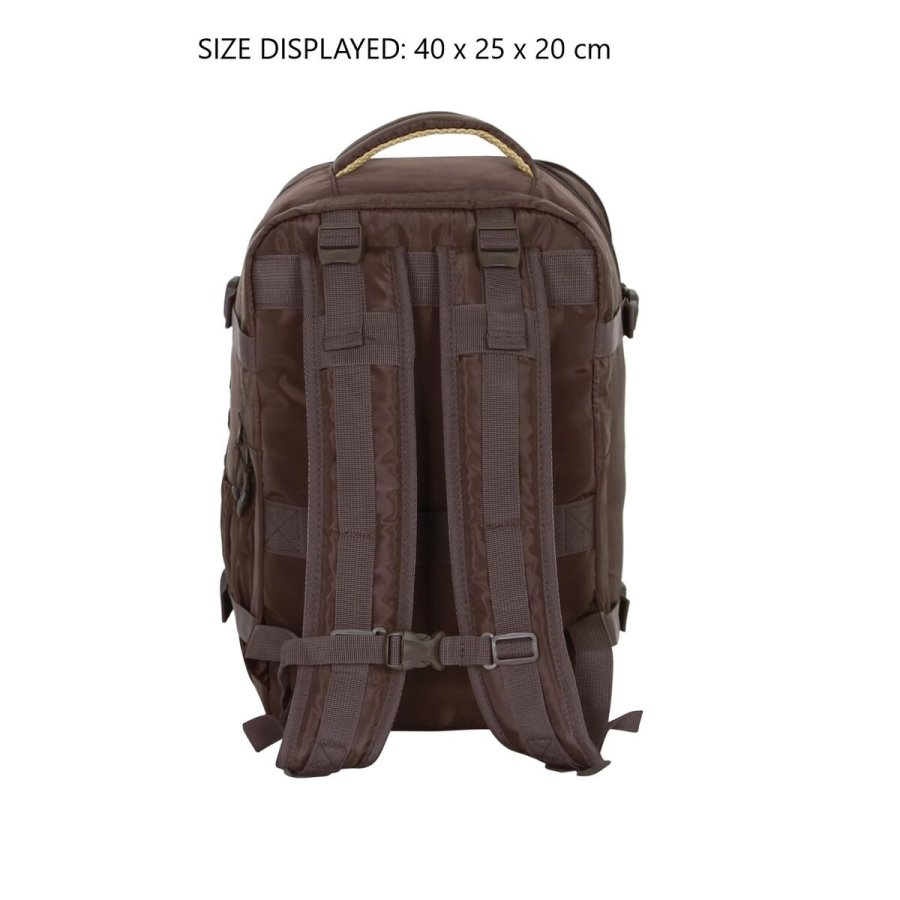 Multifunktionel rygs�k One Piece M�rkebrun Kabine #4