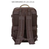 Multifunktionel rygs�k One Piece M�rkebrun Kabine #7