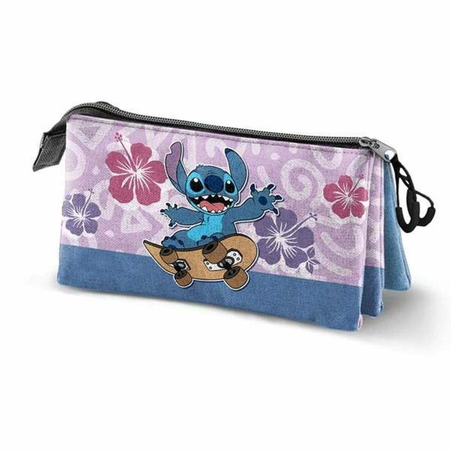 Tredobbelt b�retaske Lilo & Stitch 23 x 8 x 11 cm #1