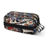 Tredobbelt b�retaske Capit�n Am�rica Bl� R�d #5