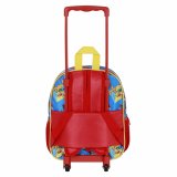 3D Skoletaske med Hjul Mickey Mouse Scooter Bl Rd 26 x 13 x 34 cm #7