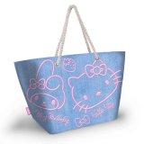 Strandtaske Hello Kitty Bl� #1