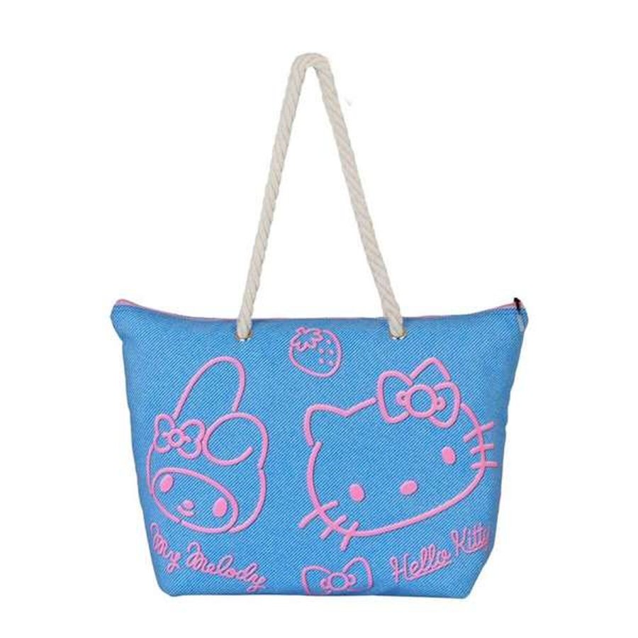 Strandtaske Hello Kitty Bl� #3