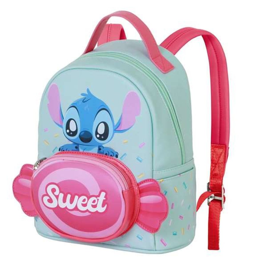 Skoletaske Lilo & Stitch Bl� 25 x 22 x 15 cm #1