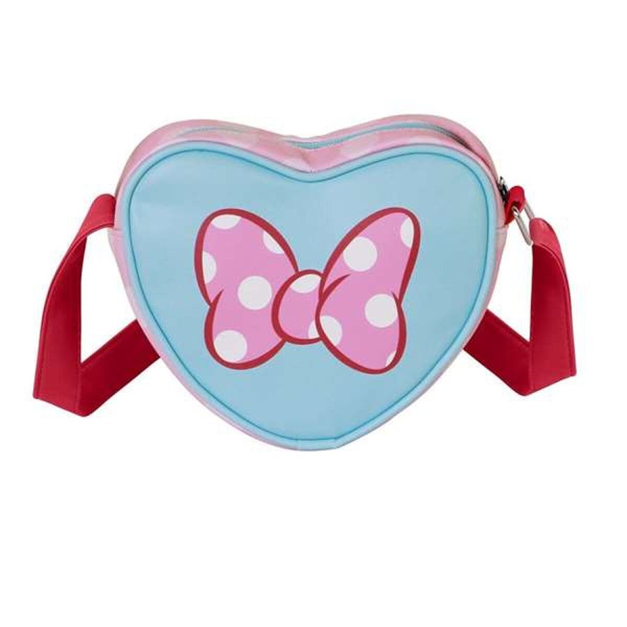 Skuldertaske Minnie Mouse Pink 15,5 x 21 x 6,5 cm #4