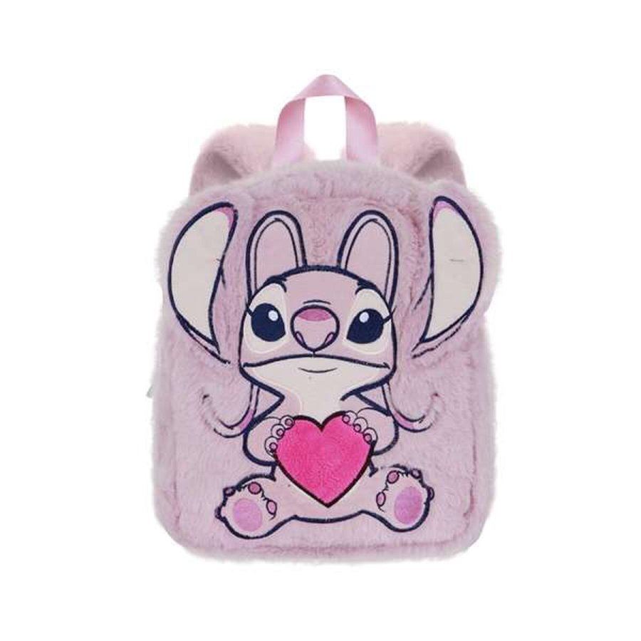 B�rnetaske Lilo & Stitch Angel Pink 30 x 25 x 15 cm #2