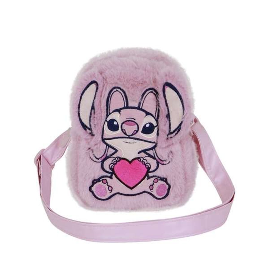 Skuldertaske Lilo & Stitch Pink 19 x 14 x 7 cm #2