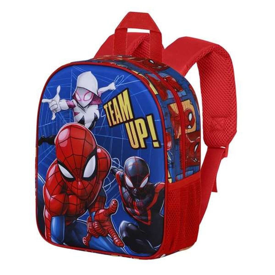 Skoletaske Spider-Man Bl� 30 x 25 x 10 cm #1