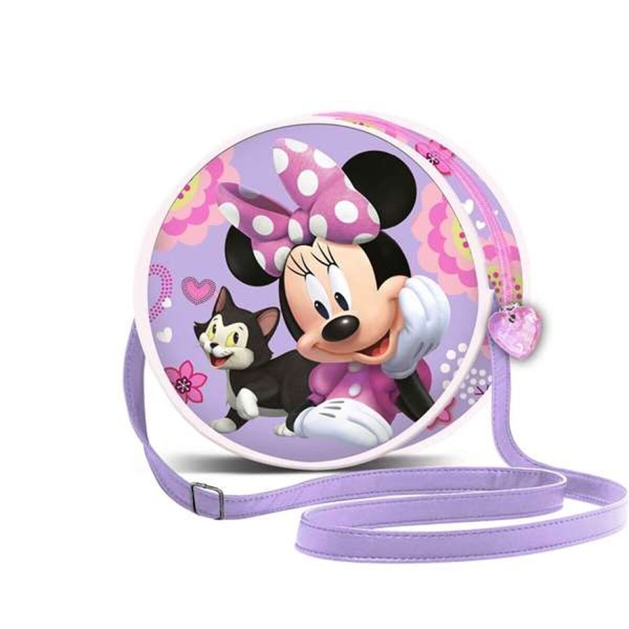 Skuldertaske Minnie Mouse Syren 18,5 x 18,5 x 7 cm #1