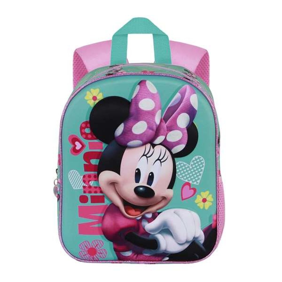Skoletaske Minnie Mouse Pink 30 x 25 x 10 cm #2