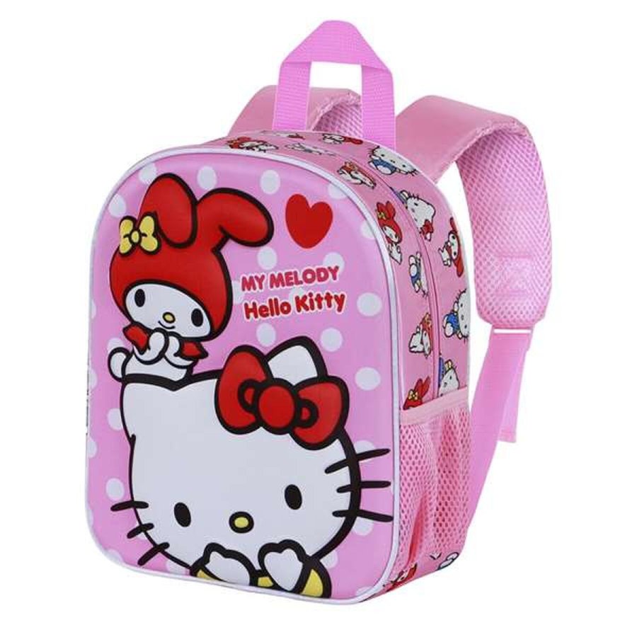 Skoletaske Hello Kitty Pink 30 x 25 x 10 cm #1