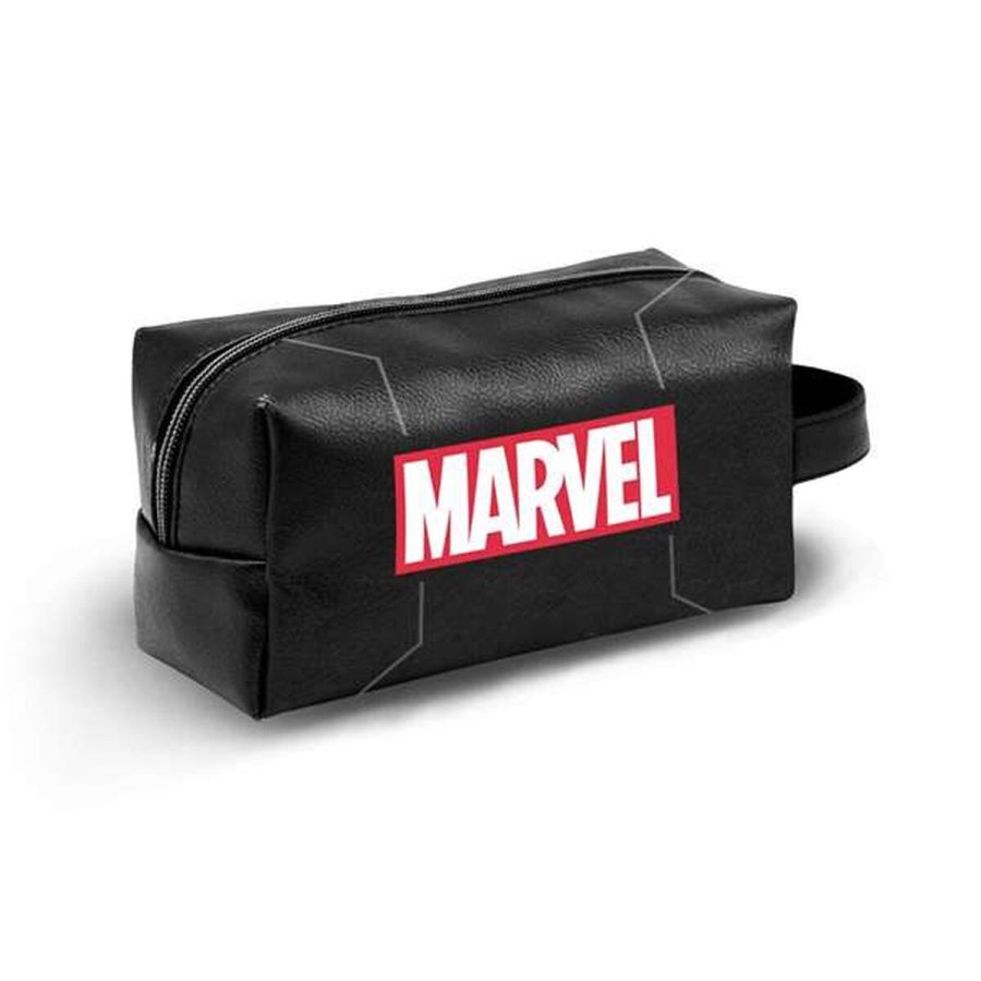 Rejsetoilettaske Marvel Sort PVC 13 x 27 x 13 cm #1
