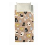 Sengetj st Popcorn Baby Chick Seng 80/90 160 x 270 cm #1