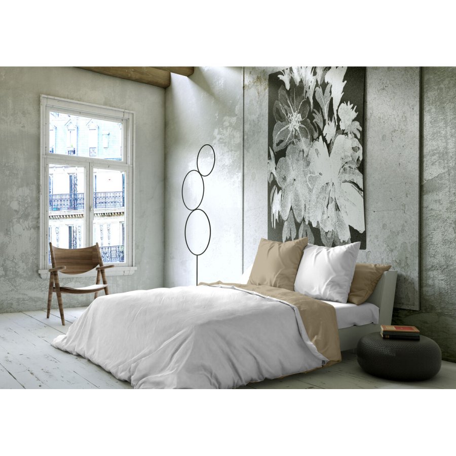 Nordisk cover Naturals FUNDA NORDICA BICOLOR REVERSIBLE Hvid Beige 140 x 200 cm Vendbar #4