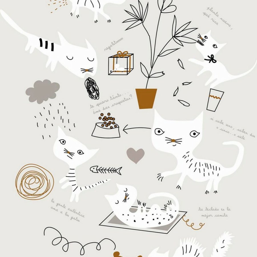 Nordisk cover Panzup Cats Seng 180/190 (260 x 220 cm) #4