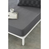 Monteret bundark Naturals ELBA Mrkegr 105 x 190/200 cm (Seng 105) #1