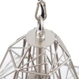 Loftslampe 30 x 30 x 36 cm Metal Slv #6