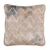 Pude Beige Geometri 45 x 45 cm Firkantet #1