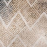 Pude Beige Geometri 45 x 45 cm Firkantet #4