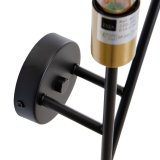 Vglampe 23 x 10 x 52 cm Sort Metal #3