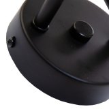 Vglampe 23 x 10 x 52 cm Sort Metal #2