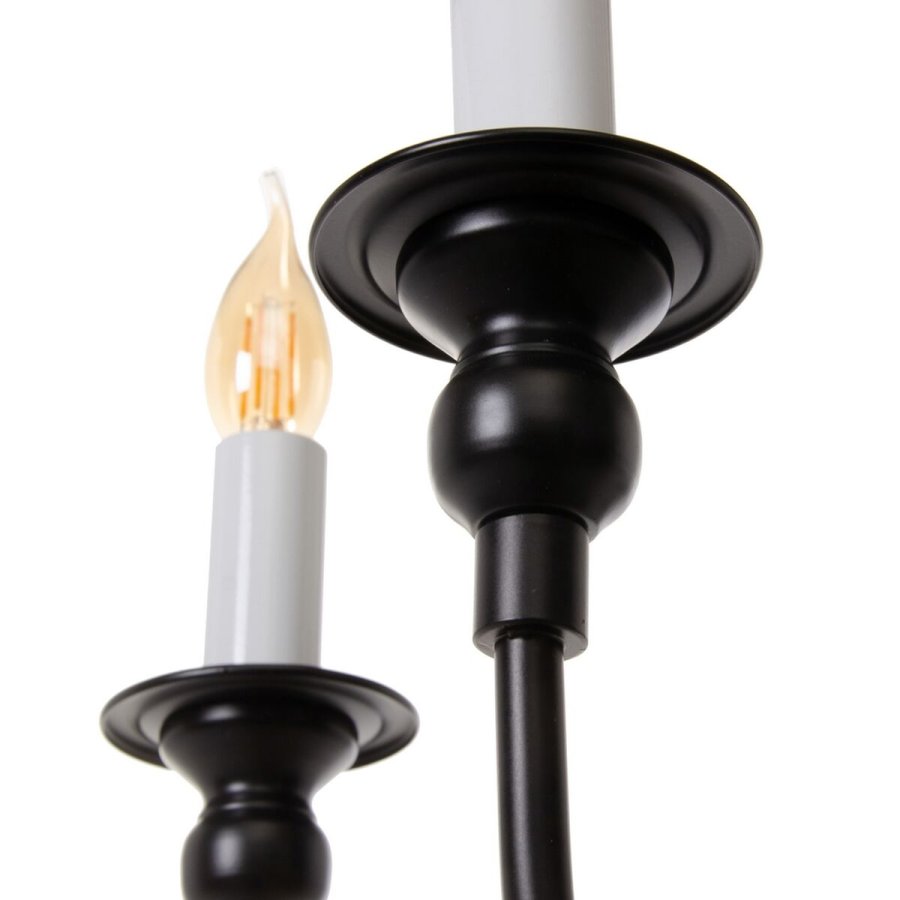 Loftslampe Hvid Sort Jern 40 W 220 V 65 x 65 x 49,5 cm #6