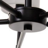 Loftslampe 64 x 64 x 38 cm Sort Metal Hvid  18 cm #4